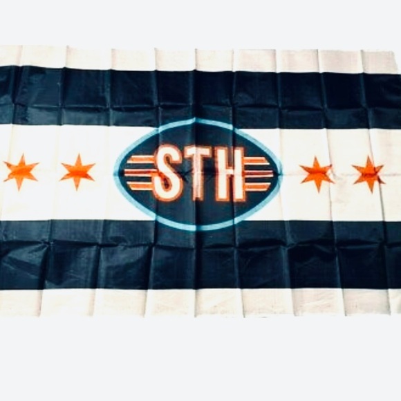 CHICAGO BEARS 2021 STH Flag Banner Season Ticket Holder flag - Picture 2 of 4